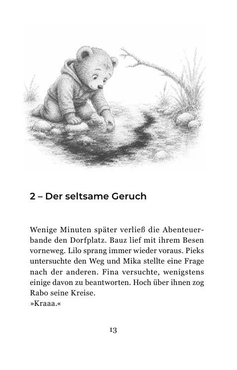 Original-Innenseite 5 aus Das Geheimnis der schwarzen Quelle