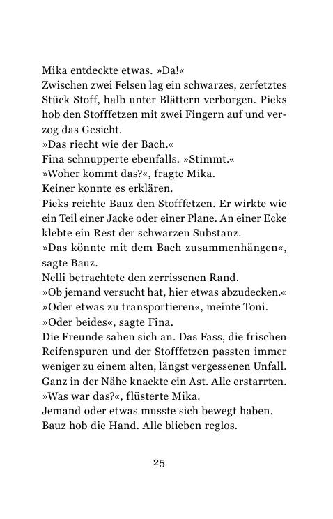Original-Innenseite 17 aus Das Geheimnis der schwarzen Quelle