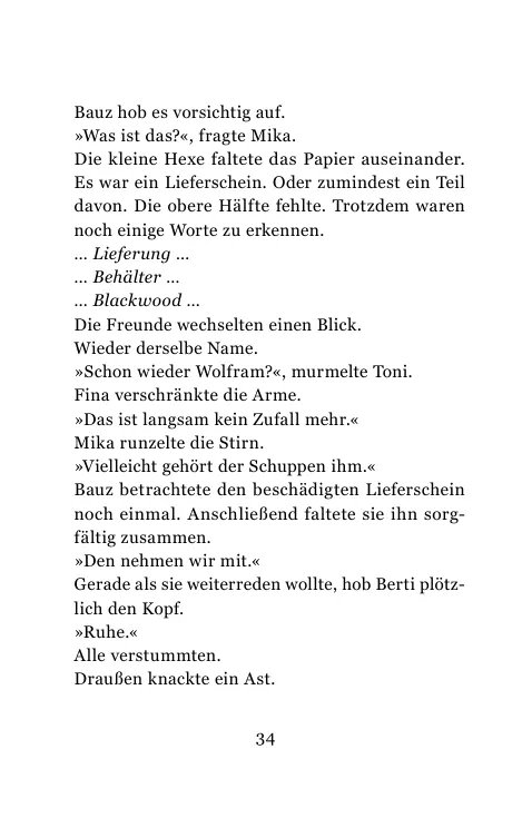 Original-Innenseite 26 aus Das Geheimnis der schwarzen Quelle