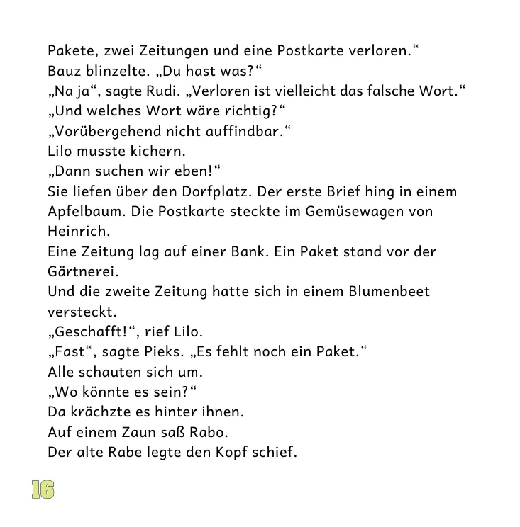 Original-Innenseite 10 aus Was geht ab im Dorf?